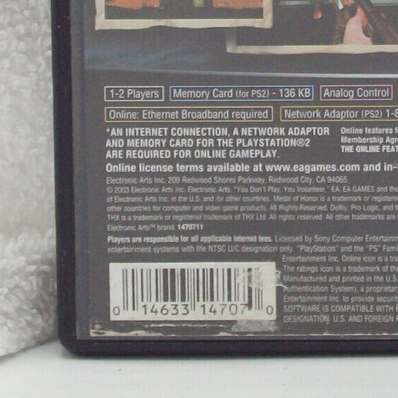 Sony Playstation 2 PS2 Medal of Honor Rising Sun EA Games Video Game - Picture 10 of 16